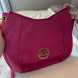 Michael Kors leather crossbody bag